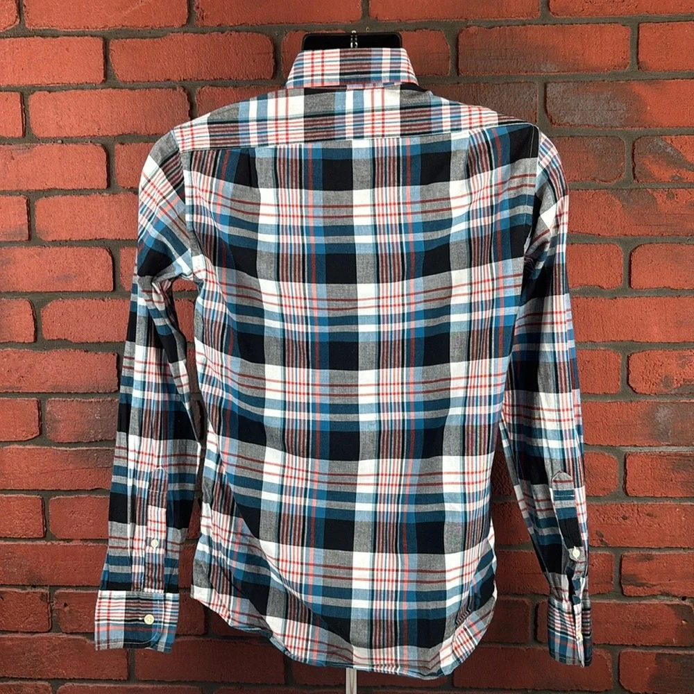 J Crew Shirt Mens Extra Small‎ Slim Fit Plaid